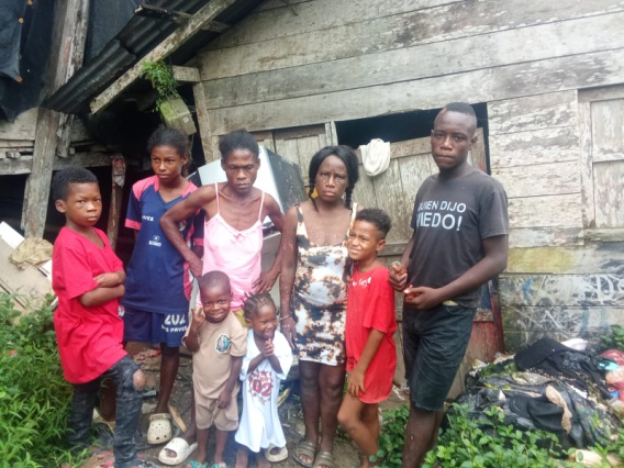 Famiglia afrocolombiana Quibdó